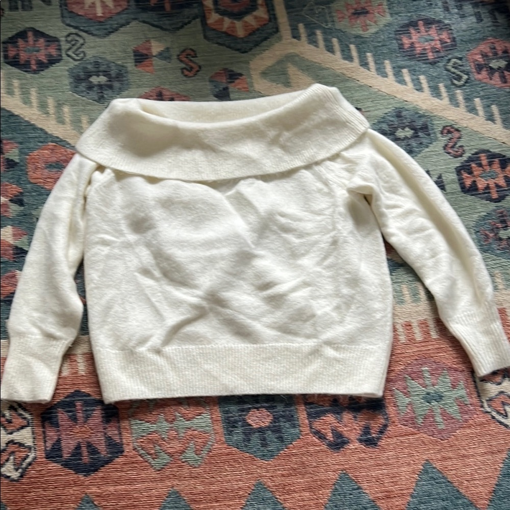 Design History Off-Shoulder Sweater